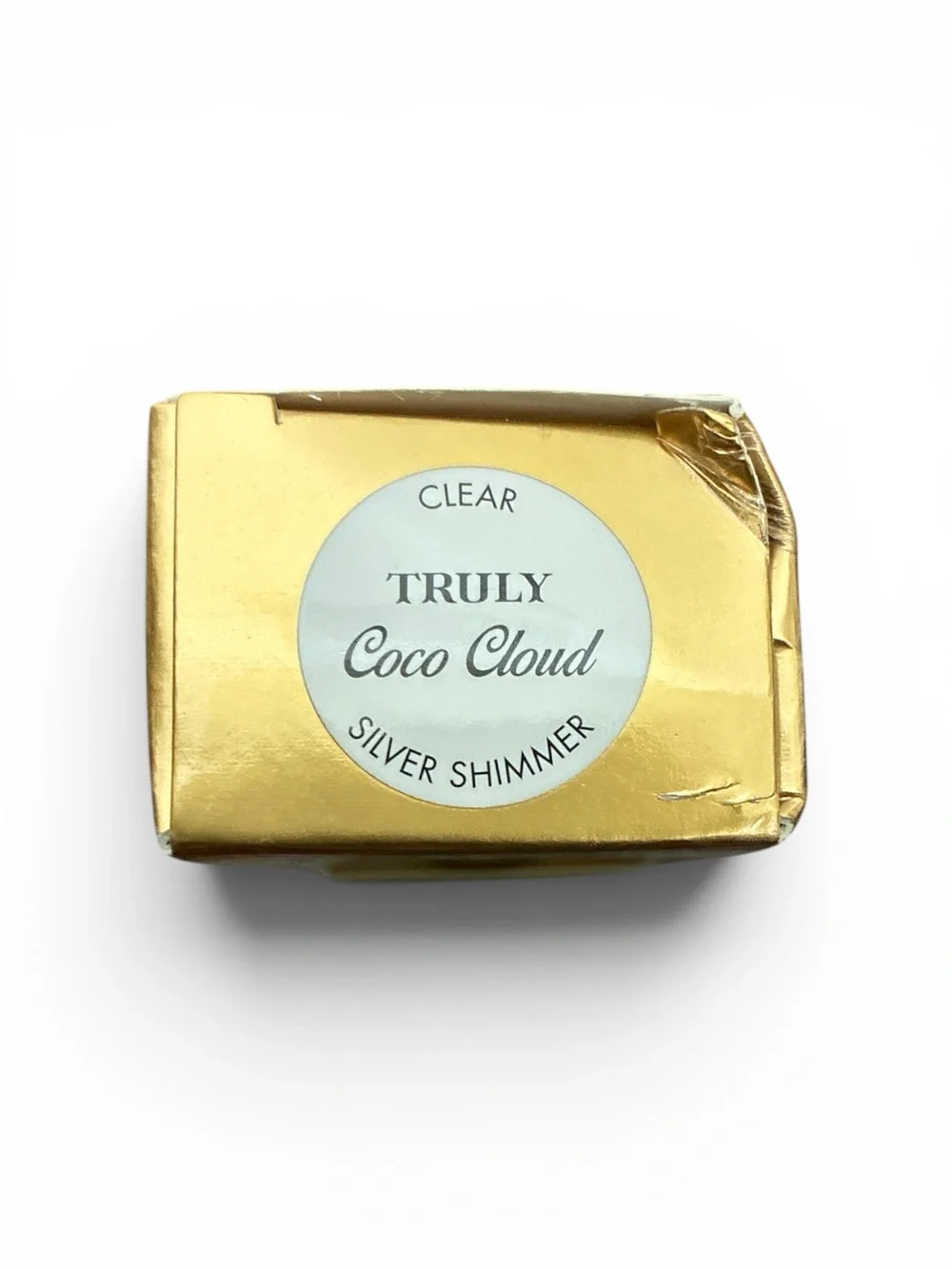 Truly Beauty Coco Cloud Hydrating Lip Gloss Clear Silver Shimmer 0.44 oz